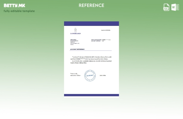 Модерен стил референтен шаблон Malta Lombard Bank